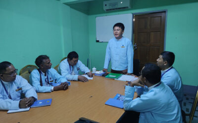 ဘာသာ ပေါင်းစုံ ချစ်ကြည် ညီညွတ် ရေး အဖွဲ့ (ရန်ကုန်တိုင်း) ဥက္ကဌ ဦးစီး ၍ သင်ကြားပို့ချသည့် ရုံးလုပ်ငန်းနှင့်ငွေစာရင်းသင်တန်း အမှတ်စဥ်(၁/ ၂၀၂၄ )၏ သင်တန်းနောက်ဆုံးနေ့ သင်ကြားပို့ချခြင်းနှင့် သင်တန်းဆင်းပွဲ