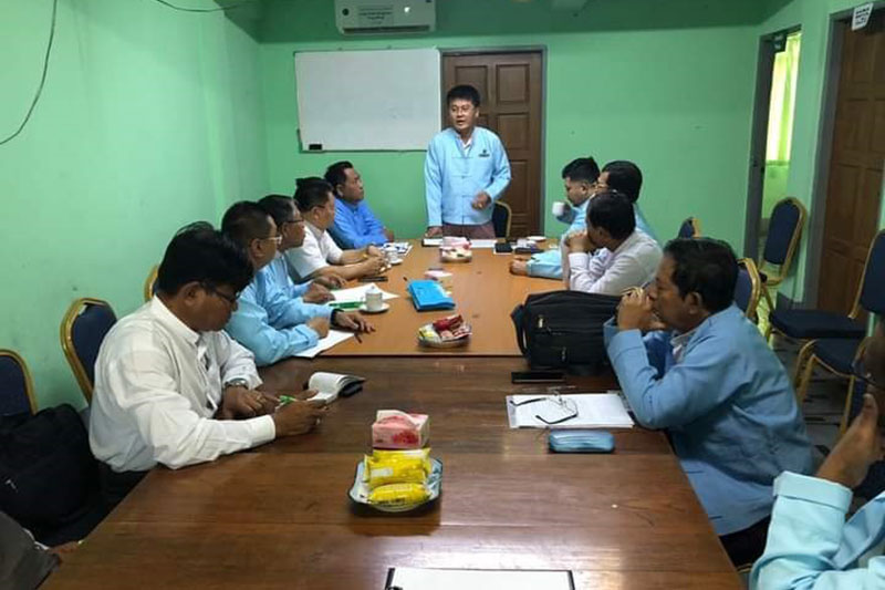 ပြည်ထောင်စုသမ္မတမြန်မာနိုင်ငံ ဘာသာပေါင်းစုံချစ်ကြည်ညီညွတ်ရေးအဖွဲ့ (ရန်ကုန်တိုင်းဒေသကြီး)၏အလုပ် အမှုဆောင်အဖွဲ့အစည်းအဝေး(၂/၂၀၂၄)ကို ၂၀၂၄ ခုနှစ် ဖေဖော်ဝါရီ ၂၆ ရက်နေ့ နံနက်(၁၀)နာရီအချိန်တွင် တိုင်းအစည်းအဝေးခန်းမ၌ ကျင်းပ