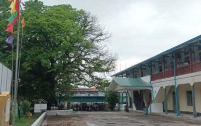 မီးဘေးသင့်ခဲ့ သည့် ရှင်မဟာဗုဒ္ဓဃောသ အမျိုးသားကျောင်း ( ယခု အထက ၉ မော်လမြိုင် ) ကိုအသစ်ပြန်လည် ဆောက်လုပ်
