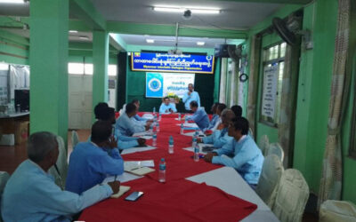 ပြည်ထောင်စုသမ္မတမြန်မာနိုင်ငံ ဘာသာပေါင်းစုံ ချစ်ကြည်ညီညွတ်ရေးအဖွဲ့ သင်္ဃန်းကျွန်းခရိုင်၊ ၏ (၆/၂၀၂၄)အလုပ်အမှုဆောင် အစည်းအဝေးကျင်းပ