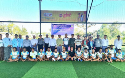 ပြည်ထောင်စုသမ္မတမြန်မာနိုင်ငံတော်ဘာသာပေါင်းစုံချစ်ကြည်ညီညွှတ်ရေးအဖွဲ့ မဂ်လာဒုံခရိုင် က ကြီးမှူးကျင်းပသော ဖူဆယ်ဘောလုံးပြိုင်ပွဲကို ရွှေပြည်သာမြို့နယ်အမှတ်၂၃ ရပ်ကွက်ရှိ ဂျွန်ကင်းဖူဆယ်ဘောလုံးကွင်း၌၂၀၂၅ ခုနှစ် ဖေဖော်ဝါရီ ၁၃ ရက်တွင် ကျင်းပ