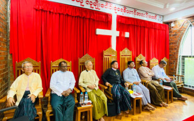 ပြည်ထောင်စုသမ္မတမြန်မာနိုင်ငံတော် ဘာသာပေါင်းစုံချစ်ကြည်ညီညွတ်ရေးအဖွဲ့(ဗဟို)မှ တာဝန်ရှိသူများ (ဗဟို)ဒုတိယဥက္ကဋ္ဌ ဒေါက်တာ တူးတူး၏ မွေးနေ့ပွဲသို့ တက်ရောက်