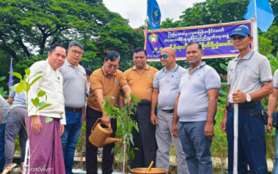ပြည်ထောင်စုသမ္မတမြန်မာနိုင်ငံတော် ဘာသာပေါင်းစုံချစ်ကြည်ညီညွတ်ရေးအဖွဲ့မှ မိုးရာသီပတ်ဝန်းကျင်စိမ်းလန်းစိုပြေရေး၊ သစ်ပင်စိုက်ပျိုးပွဲတော်ကျင်းပ