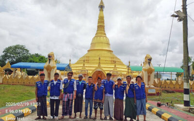 ပြည်ထောင်စုသမ္မတမြန်မာနိုင်ငံတော် ဘာသာပေါင်းစုံချစ်ကြည်ညီညွတ်ရေးအဖွဲ့(မှော်ဘီခရိုင်)မှဘုရားစေတီပုထိုးများအားသန့်ရှင်းရေးများပြုလုပ်ဆောင်ရွက်