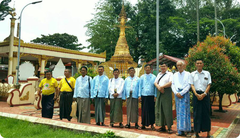 ပြည်ထောင်စုသမ္မတမြန်မာနိုင်ငံတော်ဘာသာပေါင်းစုံချစ်ကြည်ညီညွတ်ရေးအဖွဲ့ (မရမ်းကုန်းခရိုင်)မှ စေတီပုထိုးများအား သန့်ရှင်းရေးများပြုလုပ်ဆောင်ရွက်