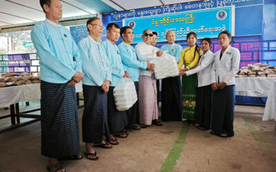 ပဲခူးတိုင်းဒေသကြီး၊ဘာသာပေါင်းစုံချစ်ကြည်ညီညွတ်ရေးအဖွဲ့မှ ပဲခူးမြို့ ခုတင်(၅၀၀)ဆန့်အထွေထွေရောဂါဆေးရုံကြီး၌ အဟာရ ဒါနအဖြစ်နေ့လယ်စာလှူဒါန်း