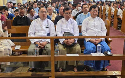 ခရစ်ယာန်ဂိုဏ်းပေါင်းစုံ ငြိမ်းချမ်းရေးဆုတောင်းပွဲအခမ်းအနားကို၂၀၂၆ခုနှစ်၊မေလ၂ရက်နေ့တွင် ရန်ကုန်မြို့ရှိ Holy Trinity Cathedral ၌ကျင်းပ