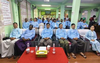 ပြည်ထောင်စုသမ္မတမြန်မာနိုင်ငံတော် ဘာသာပေါင်းစုံချစ်ကြည်ညီညွတ်ရေးအဖွဲ့ (ရန်ကူန်တိုင်းဒေသကြီး)အလုပ်အမှုဆောင်များ ခန့်အပ်လွှာပေးအပ်ပွဲအခမ်းအနား